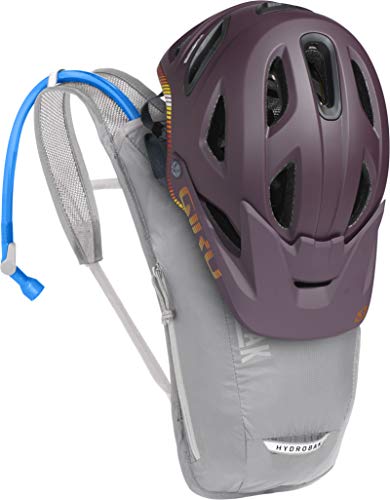 CamelBak Women's Hydrobak Light Bike Hydration Backpack 50oz, Drizzle Grey/Silver Cloud