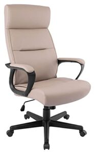 staples rutherford luxura manager chair, tan/modern gray, 2/pack (st45609v-ccvs)