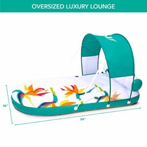 Aqua Paradise Pool Float Lounge with Canopy