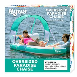 Aqua Paradise Pool Float Lounge with Canopy