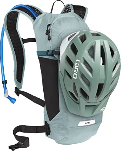 CamelBak Women's Lobo 9 Bike Hydration Pack - Helmet Carry - Magnetic Tube Trap- 70oz, Blue Haze/Black