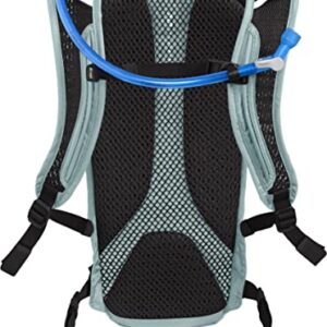 CamelBak Women's Lobo 9 Bike Hydration Pack - Helmet Carry - Magnetic Tube Trap- 70oz, Blue Haze/Black