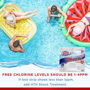 HTH 52015 Shock Treatment Swimming Pool Chlorine Cleaner, 13.3 oz (Pack of 6), Regular