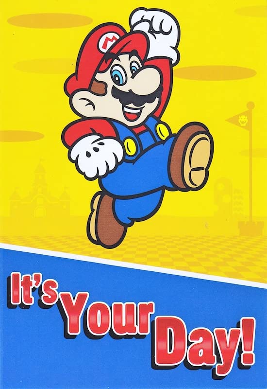 Super Mario Birthday Greeting Card