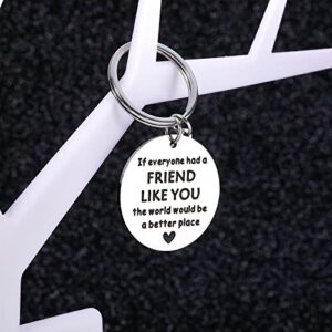 Friendship Gifts for Women Friends Long Distance Friendship Gift Birthday Christmas Presents Thank You Gifts for Boys Girls Sisters Keychain for Men Brother Coworker Appreciation Leaving Farewell Gift