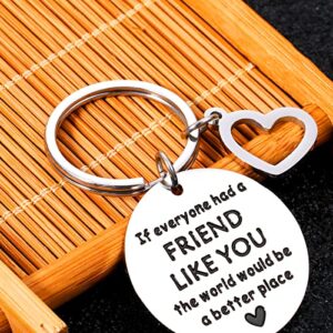 Friendship Gifts for Women Friends Long Distance Friendship Gift Birthday Christmas Presents Thank You Gifts for Boys Girls Sisters Keychain for Men Brother Coworker Appreciation Leaving Farewell Gift