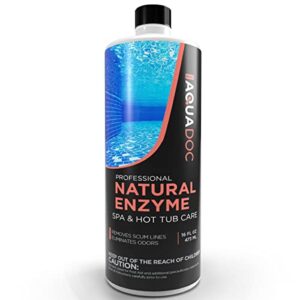 spa enzyme for hot tubs, spa enzyme water treatment to clarify hot tub water. natural enzyme hot tub cleaner, spa enzyme cleaner & natural hot tub chemicals to make your spa perfect – 16oz mav aquadoc