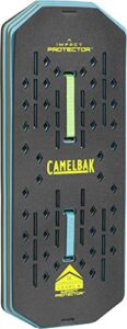 camelbak impact protector panel insert for camelbak hydration packs, black/teal