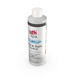 HTH Spa 86224 Metal and Stain Control Spa and Hot Tub Cleaner, 16 fl oz