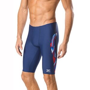 Speedo Men's Swimsuit Jammer Endurance+ Liquid Velocity - Manufacturer Discontinued