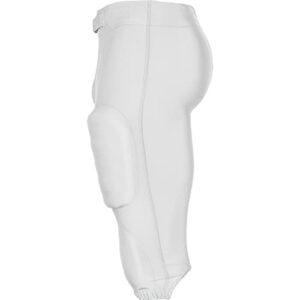 CHAMPRO Men's Standard Blocker Traditional Adult Football Game Pants, White, Small