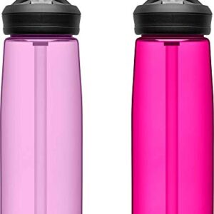 CamelBak eddy+ BPA Free Water Bottle 25 oz, 2-Pack, Dusty Lavender / Deep Magenta