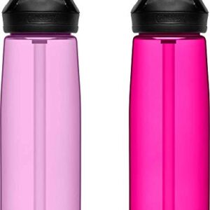 CamelBak eddy+ BPA Free Water Bottle 25 oz, 2-Pack, Dusty Lavender / Deep Magenta