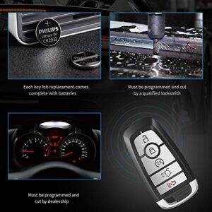 Tyranway Key for Fits for Ford Edge/Fusion 2017-2020/Explore/Mustang 2018-2020/Mustang Cobra 2019-2020 Keyless Entry Remote Replaces FCC ID: M3N-A2C93142600