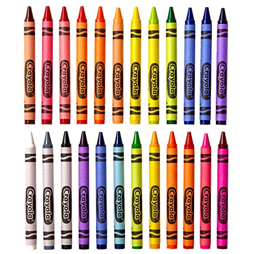 Crayola Crayons Bulk, 24 Crayon Packs with 24 Assorted Colors, School Supplies