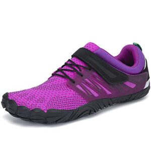 women’s barefoot water shoes beach swimming aqua pool surf waterfall hiking quick dry athletic gym jogging running walking purple