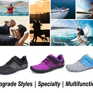 Women's Barefoot Water Shoes Beach Swimming Aqua Pool Surf Waterfall Hiking Quick Dry Athletic Gym Jogging Running Walking Purple