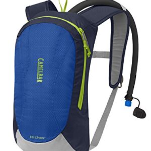 CamelBak Kicker Ski Hydration Pack, Prince Blue/Lime Green, 1.5 L/50 oz