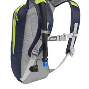 CamelBak Kicker Ski Hydration Pack, Prince Blue/Lime Green, 1.5 L/50 oz