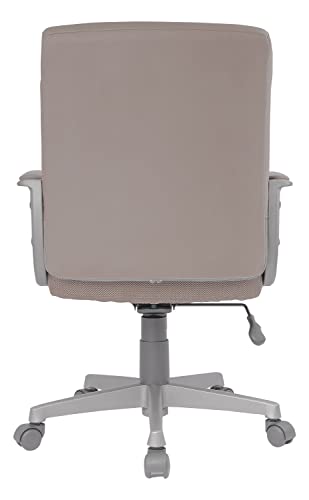 STAPLES Tervina Luxura Mid-Back Manager Chair, Taupe (56905)