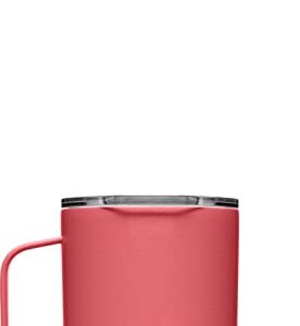 CamelBak Horizon 12 oz Camp Mug - Insulated Stainless Steel - Tri-Mode Lid - Wild Strawberry