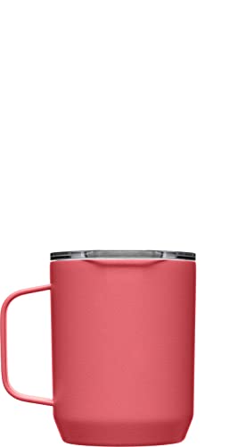 CamelBak Horizon 12 oz Camp Mug - Insulated Stainless Steel - Tri-Mode Lid - Wild Strawberry