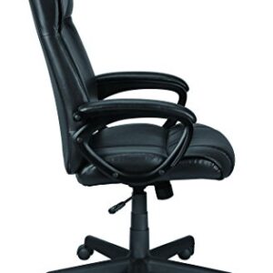 STAPLES® Turcotte Luxura® High Back Executive Chair, Black