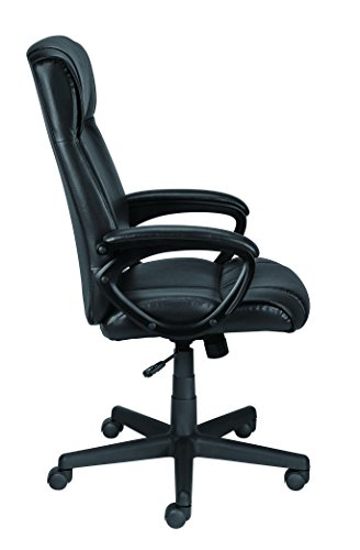 STAPLES® Turcotte Luxura® High Back Executive Chair, Black