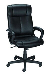 staples® turcotte luxura® high back executive chair, black