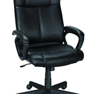 STAPLES® Turcotte Luxura® High Back Executive Chair, Black