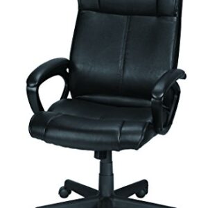 STAPLES® Turcotte Luxura® High Back Executive Chair, Black