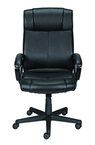 STAPLES® Turcotte Luxura® High Back Executive Chair, Black