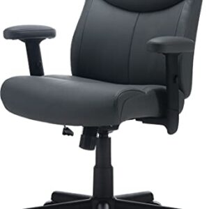 STAPLES 24328574 Traymore Luxura Managers Chair Gray (53246)