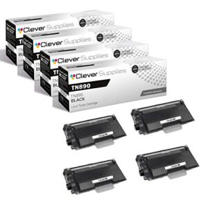 cs compatible toner cartridge replacement for brother tn890 tn890 black hl-l6400dw hl-l6400dwg hl-l6400dwt hl-l6400dwx mfc-l6900dw mfc-l6900dwg mfc-l6900dwx toner cartridge 4 pack