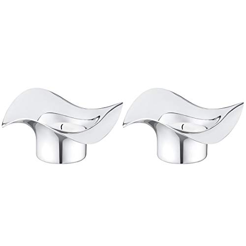 Georg Jensen Cobra Tealight Holder, Set of 2