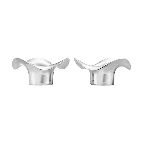 Georg Jensen Cobra Tealight Holder, Set of 2