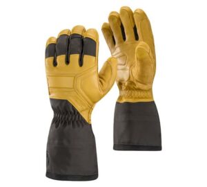 black diamond mens guide cold weather ski gloves, natural, medium