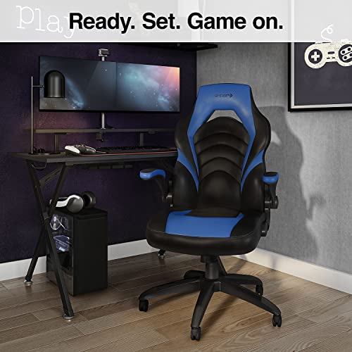 STAPLES 2710764 Gaming Chair Black and Blue