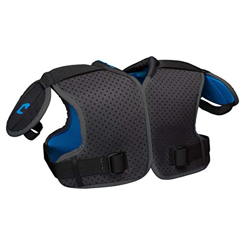 CHAMPRO 7-Series Football Shoulder Pad, Black, Blue, xx-Small (FSP7040)