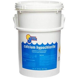 In The Swim Chlorine Granules - Cal-Hypo Pool Shock - Fast Dissolving, Granular Calcium Hypochlorite for Sanitizing Swimming Pools - 50 Pounds