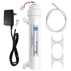apec water systems uv ultra violet sterilizer water filter kit with 1/4″ quick connect ug-uvset-1-4