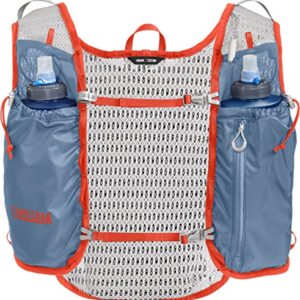 CamelBak Trail Run Hydration Vest 34 oz, Captain's Blue/Spicy Orange