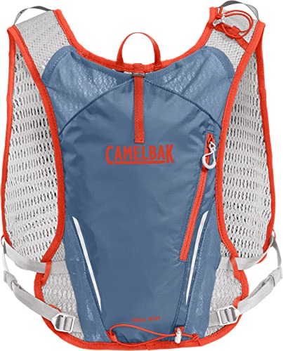 CamelBak Trail Run Hydration Vest 34 oz, Captain's Blue/Spicy Orange