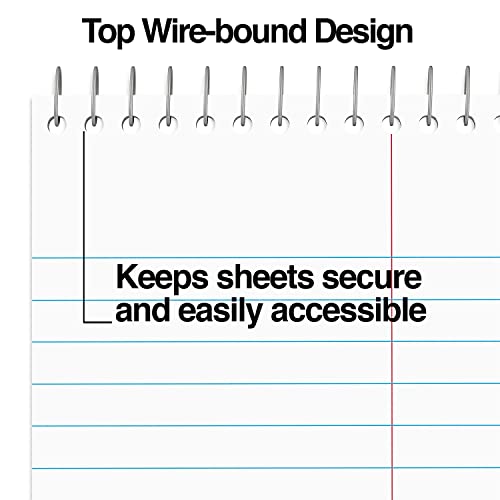 STAPLES White Paper Steno Pads, Gregg Ruled, 6" x 9", 12/Pack (2 Pack)