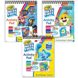 Crayola Nickelodeon Color Wonder Bundle (3 Pack), Mess Free Activity Pads & Markers, Gifts For Toddlers, Easter Basket Stuffers, Ages 3+