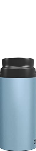 CamelBak Forge Flow Coffee & Travel Mug, Insulated Stainless Steel - Non-Slip Silicon Base - Easy One-Handed Operation - 12oz, Dusk Blue