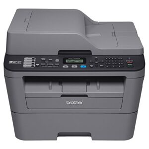 brother international compact laser all in one with wireless networking and duplex printing, grey (refurbished)