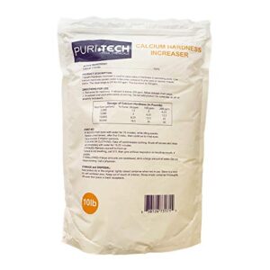 Puri Tech Pool Chemicals 15 lb Calcium Hardness Increaser Plus for Swimming Pools & Spas Increases Calcium Hardness Levels Prevents Surface Staining