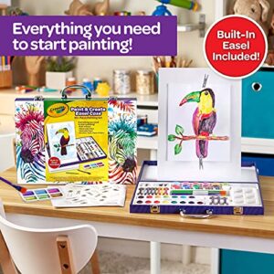 Crayola Table Top Easel & Art Kit (65 Pcs), Kids Painting Set, Gifts for Kids, Ages 4+