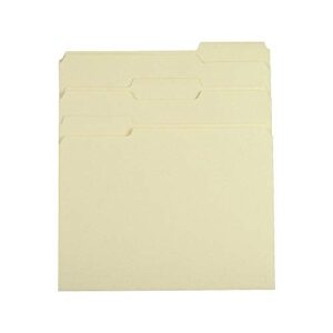Staples 452830 100% Recy Reinforced Top-Tab File Folders 1/3 Cut Manila Letter 50/Bx